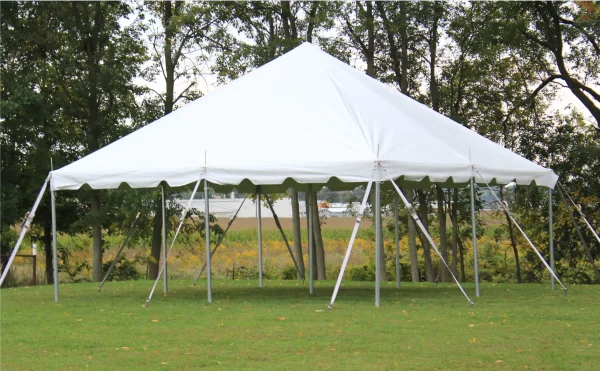 Abri de tentes à poteaux 20 * 20 pour l'extérieur et les tentes d'extérieur